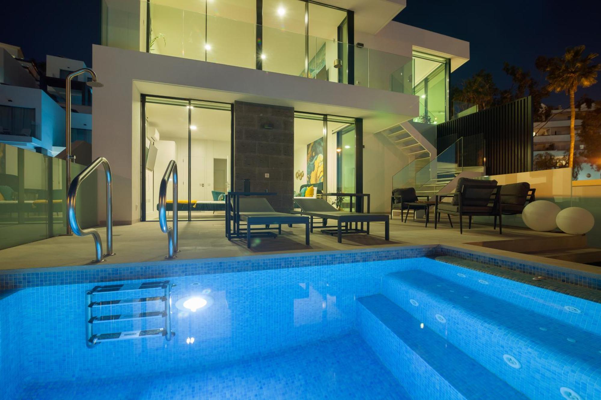 200M² New Villa B With Private, Heated Pool And Amazing Ocean View. Costa Adeje  Eksteriør billede